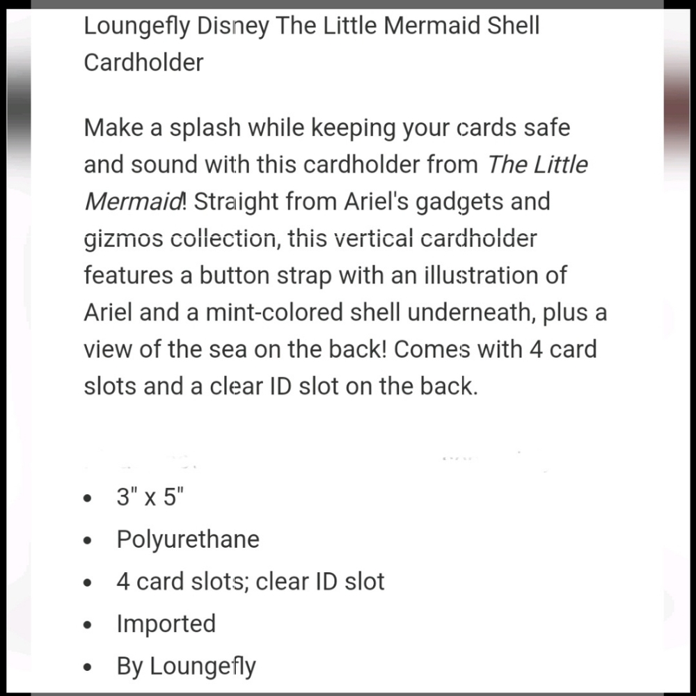 NWT Loungefly The Little Mermaid set - Picture 7 of 16